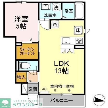 アネックスYVIIの物件間取画像